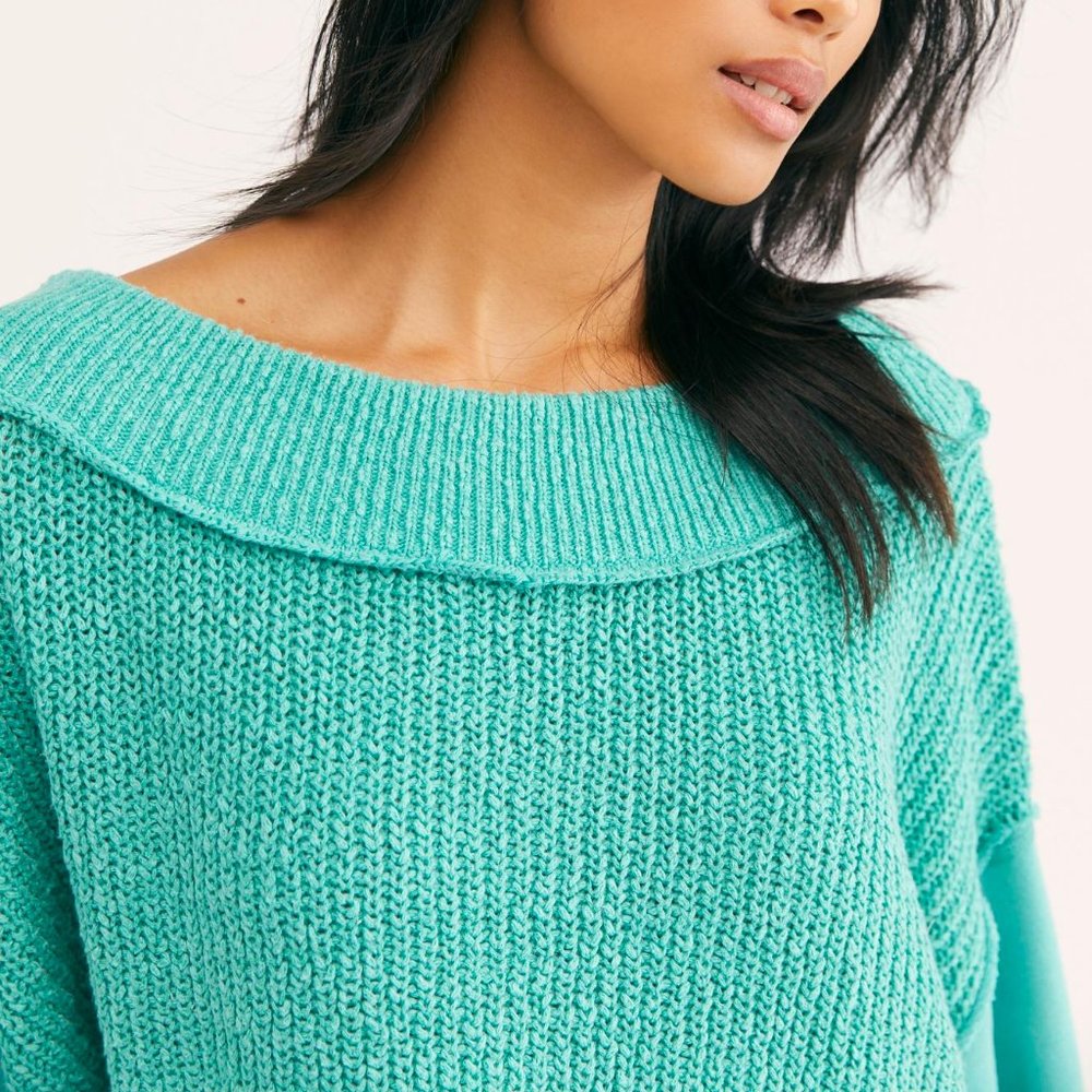 NEW Free People Never Leaving Pullover Sweater M - Picture 4 of 10